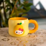 Кубок порцелянова з магнітом Sanrio 400 (мл) подарункова кружка прикольна чашка для дітей на подарунок Бежевий FM-37A (FM-37A)