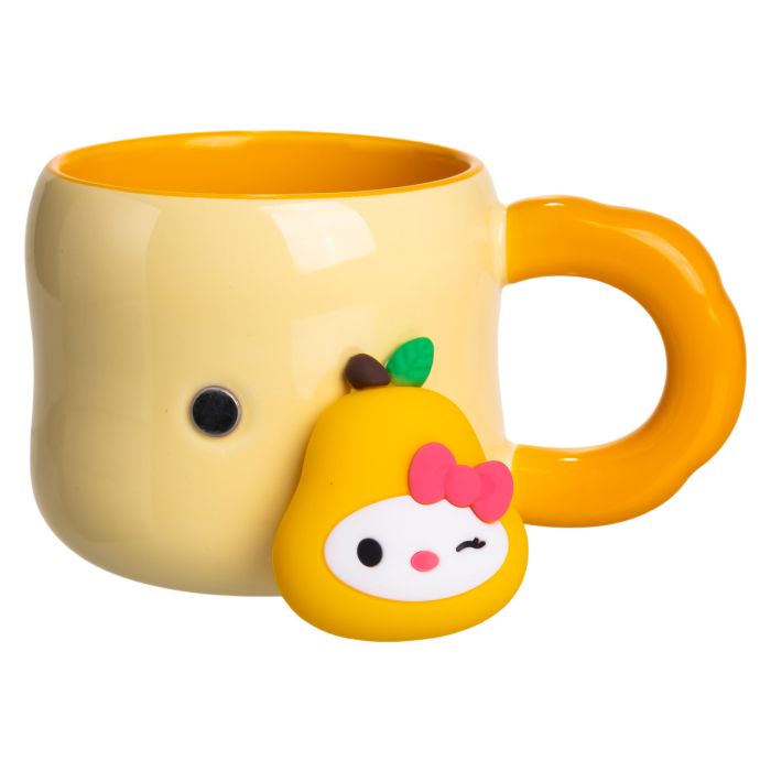 Кубок порцелянова з магнітом Sanrio 400 (мл) подарункова кружка прикольна чашка для дітей на подарунок Бежевий FM-37A (FM-37A) - зображення 3