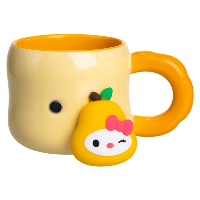 Кубок порцелянова з магнітом Sanrio 400 (мл) подарункова кружка прикольна чашка для дітей на подарунок Бежевий FM-37A (FM-37A) - зображення 3