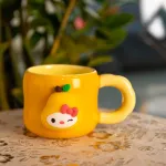 Кубок порцелянова з магнітом Sanrio 400 (мл) подарункова кружка прикольна чашка для дітей на подарунок Помаранчевий FM-37B (FM-37B)