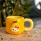 Кубок порцелянова з магнітом Sanrio 400 (мл) подарункова кружка прикольна чашка для дітей на подарунок Помаранчевий FM-37B (FM-37B)