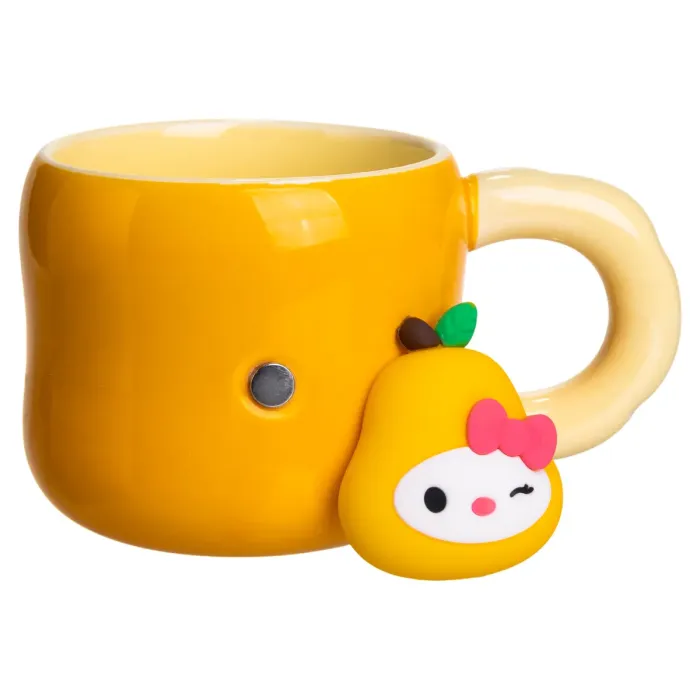 Кубок порцелянова з магнітом Sanrio 400 (мл) подарункова кружка прикольна чашка для дітей на подарунок Помаранчевий FM-37B (FM-37B) - зображення 3