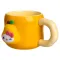 Кубок порцелянова з магнітом Sanrio 400 (мл) подарункова кружка прикольна чашка для дітей на подарунок Помаранчевий FM-37B (FM-37B)