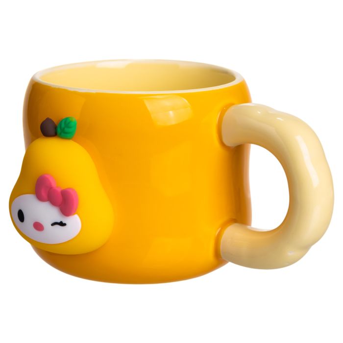 Кубок порцелянова з магнітом Sanrio 400 (мл) подарункова кружка прикольна чашка для дітей на подарунок Помаранчевий FM-37B (FM-37B) - изображение 4