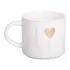 Чашка керамічна 350 (мл) для кави та чаю Love Біла RX-N240126WL (RX-N240126WL)