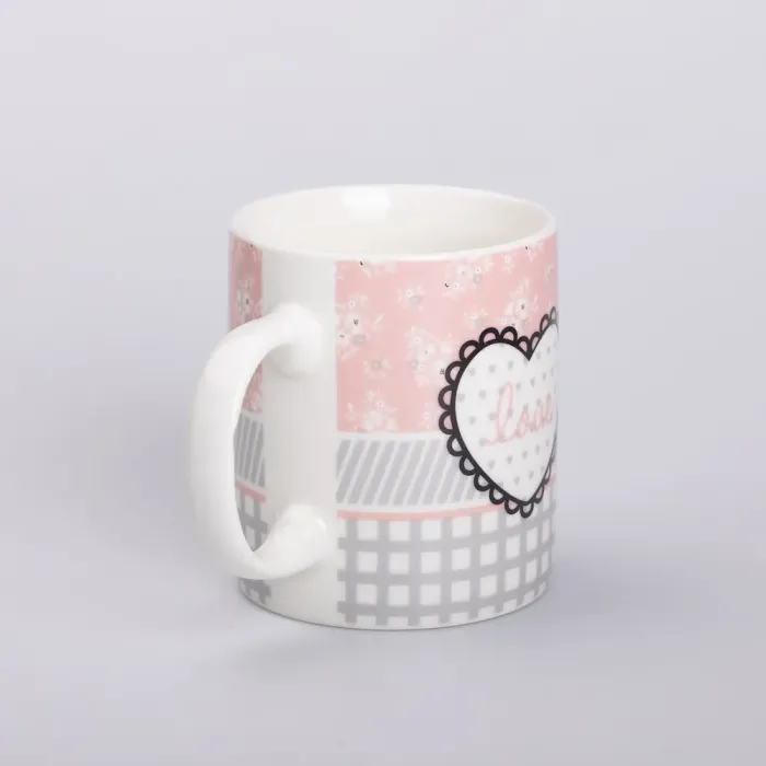 Чашка керамічна 400 (мл) для кави та чаю (RX-N240143GRE) - зображення 3