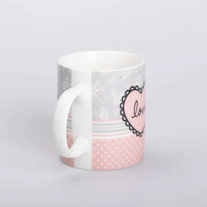 Чашка керамическая с рисунком 400 (мл) для кофе и чая (RX-N240143PK) - изображение 3