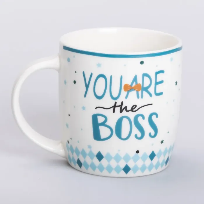 Чашка керамическая BOSS 450 (мл) для чая и кофе (RX-N240278YBOSS) - изображение 1