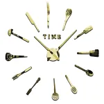 Годинник настінний діаметр 10 см круглий годинник на кухню HP-3Y-5 (HP-3Y-5)