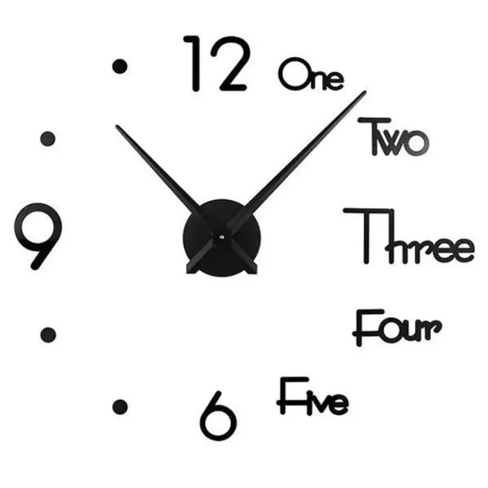 Годинник настінний діаметр 12 см круглий HP-3Y-4B (HP-3Y-4B) - изображение 1