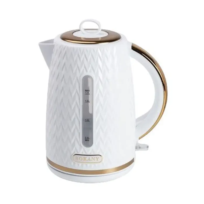 Чайник электрический 1.7 л белый электрочайник Sokany (SK-SH-1044) - изображение 1
