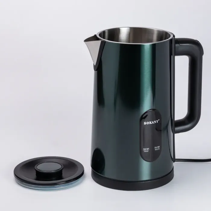 Електрочайник  Sokany SK-09019GR 3л зелений (SK-09019GR) - зображення 3