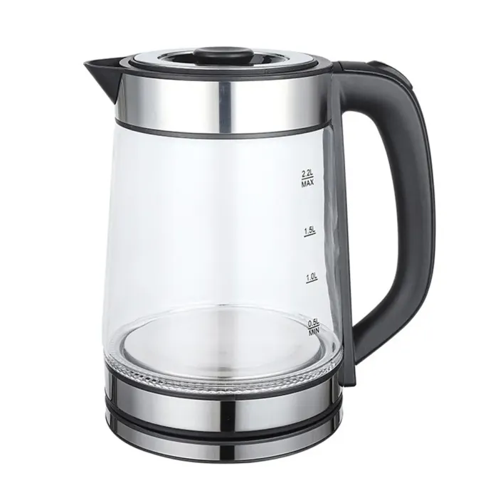 Чайник электрический стеклянный 2.2 литра 2000 Вт электрочайник прозрачный с подсветкой Sokany (SKSH1070CST) - изображение 2
