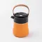 Чайник термос с датчиком температуры 700 мл с вакуумной изоляцией оранжевый термозаварник (HP-14-22O)