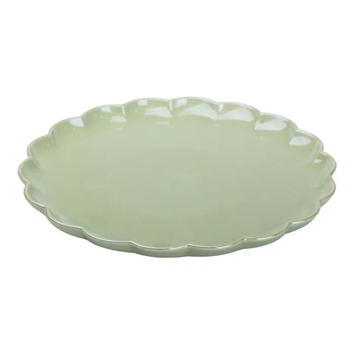 Чайный набор на 6 персон с заварочным чайником, чайником-заварником и керамической подставкой Зеленый (HP-15-8) - изображение 4