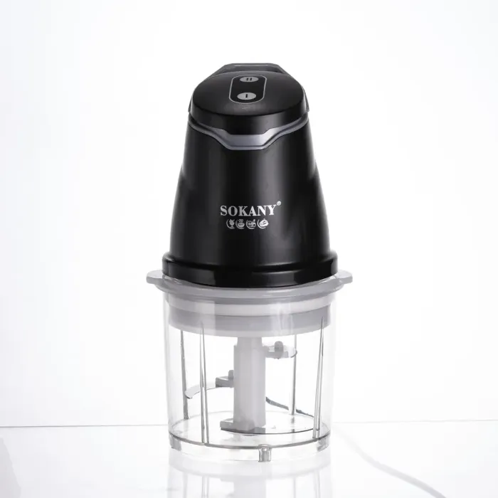 Чоппер подрібнювач 2 в 1 кухонний з чашею на 1.5 л кухонний електричний Sokany SK-06028 (SK-06028) - изображение 3