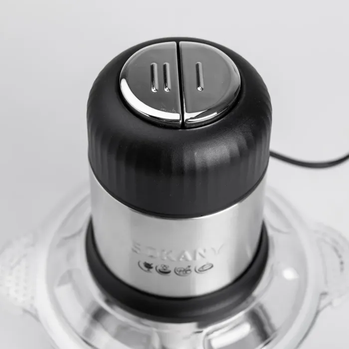 Чопер измельчитель 800 Вт 4 лезвия с чашей на 2 литра мясорубки Sokany (SK-7025A) - изображение 5