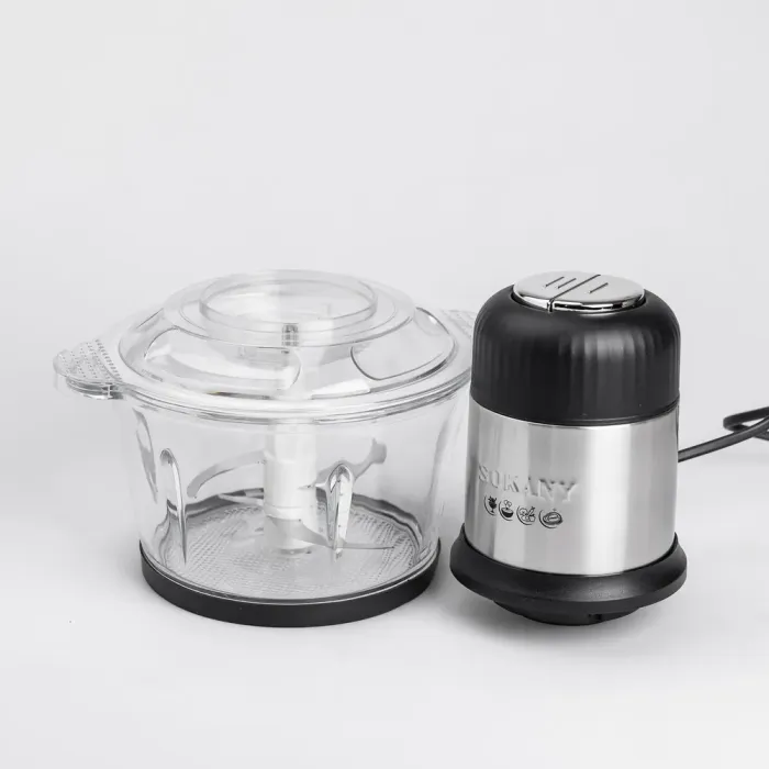 Чопер измельчитель 800 Вт 4 лезвия с чашей на 2 литра мясорубки Sokany (SK-7025A) - изображение 6