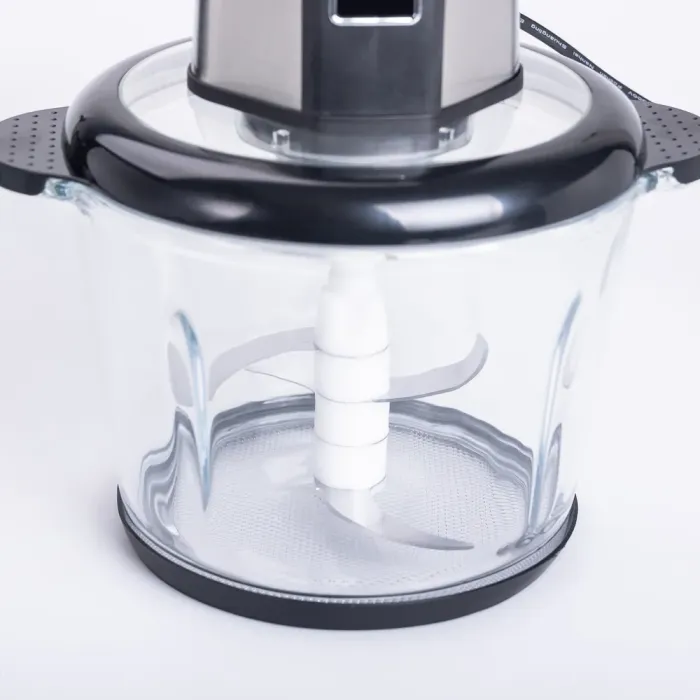 Чопер измельчитель 800 Вт 4 лезвия с чашей на 3 литра 2 скорости мясорубки Sokany (SK-06023) - изображение 4