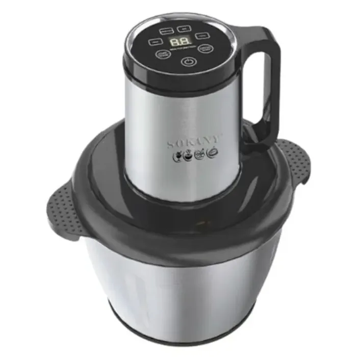 Чопер измельчитель 800 Вт 4 лезвия с чашей на 3 литра мясорубки Sokany (SK-06026) - изображение 1