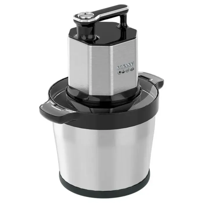 Чопер измельчитель 800 Вт с чашей на 8 литров 6 лезвий мясорубка Sokany (SK-06033) - изображение 1