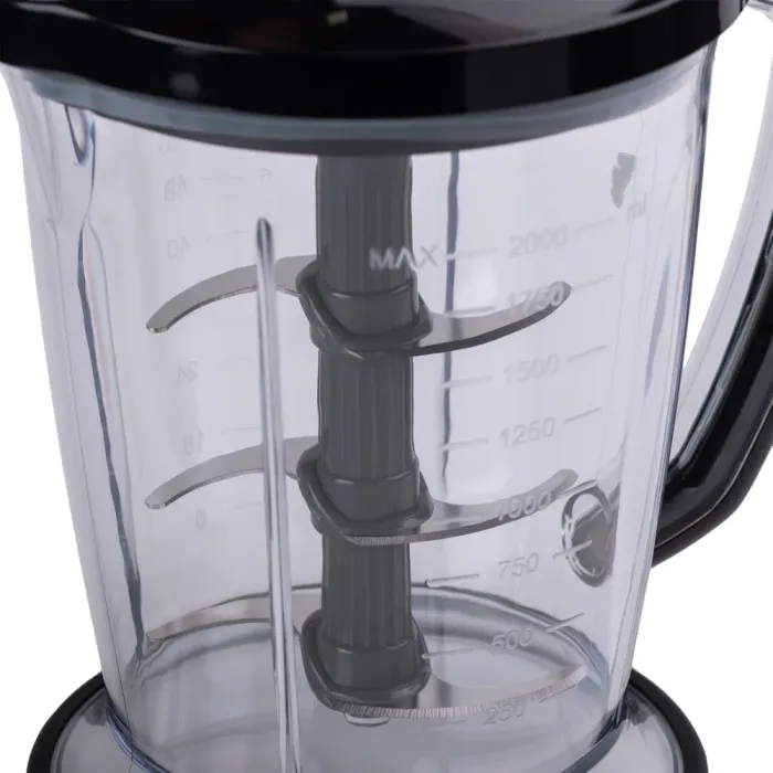 Чоппер Подрібнювач електричний 1000 Вт з чашею об'ємом 2 л М'ясорубка Sokany 6 ножів 1-швидкісний режим (SK-7039) - зображення 8