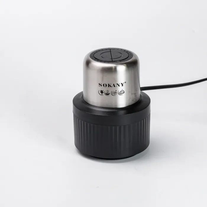 Чоппер подрібнювач набір 2в1 з чашами 0.5 та 3 літри Sokany 2 швидкості 800 Вт багатофункціональна м'ясорубка (SKYM7032B) - зображення 9