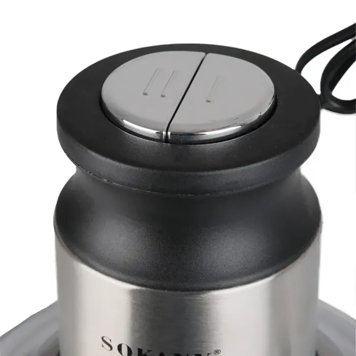 Чопер измельчитель с чашей 3 литра 4 лезвия нержавеющая сталь овощерезка Sokany (SK-7027) - изображение 3