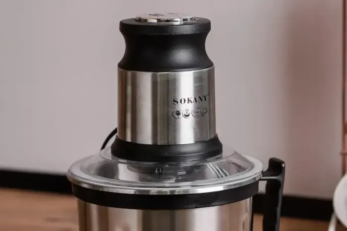 Чопер измельчитель с чашей 3 литра 4 лезвия нержавеющая сталь овощерезка Sokany (SK-7027) - изображение 6