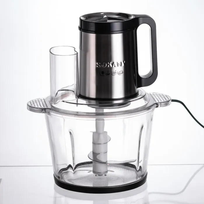 Чоппер подрібнювач із чашею на 2.7 л кухонний електричний Sokany SK-06011 (SK-06011) - изображение 4
