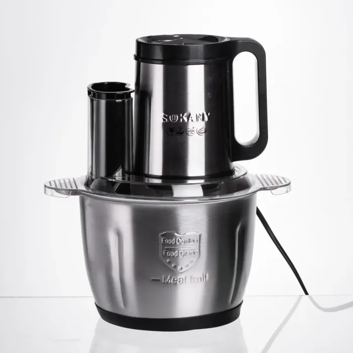 Чоппер подрібнювач із чашею на 2.7 л кухонний електричний Sokany SK-06019 (SK-06019) - изображение 1
