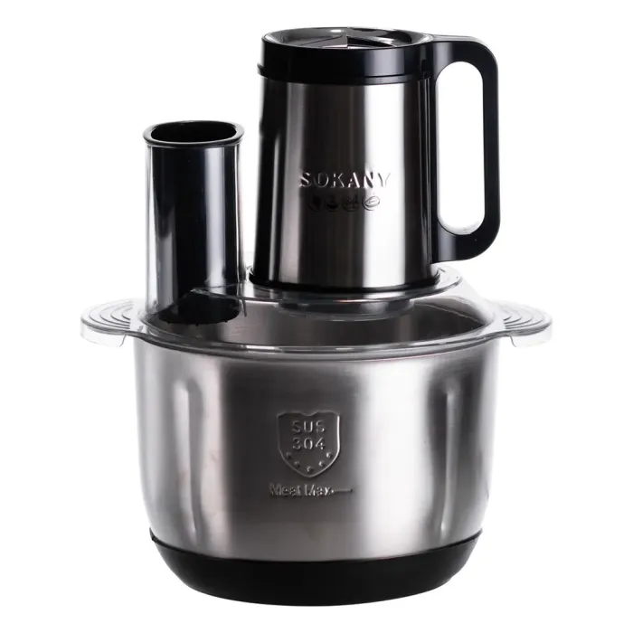 Чопер подрібнювач із чашею на 4 л кухонний електричний Sokany SK-06020  (SK-06020) - изображение 1