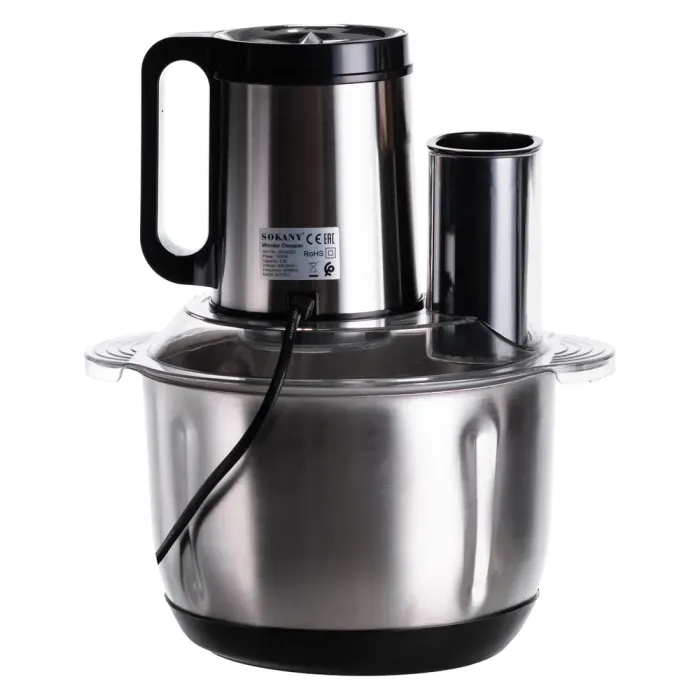 Чопер подрібнювач із чашею на 4 л кухонний електричний Sokany SK-06020  (SK-06020) - изображение 3