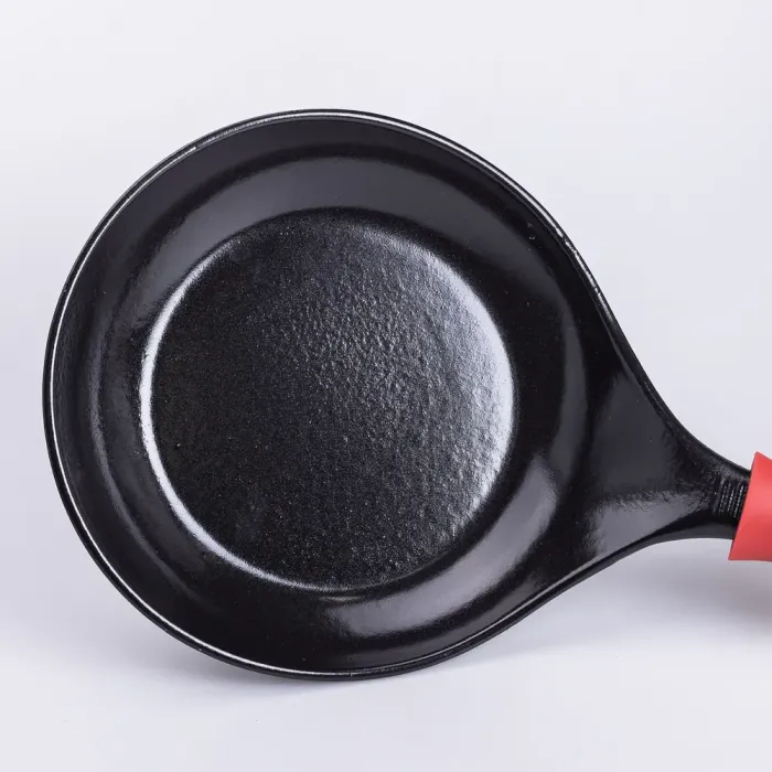 Чавунна сковорода з силіконовою ручкою Ø24.5 см для електричної та газової плити 1 л (HP-1-12) - изображение 7