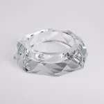 Декоративна попільничка для сигарет 14.5×4 см скляна попільничка настільна (HP-4-129)