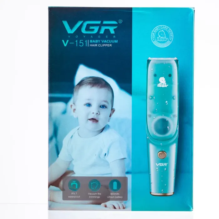 Дитяча машинка для стрижки волосся з насадками тиха акумуляторна бездротова VGR V-151 (HP-V-151) - изображение 9