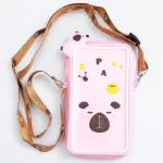Дитяча силіконова сумочка-гаманець 7*10*3 см Рожевий HP-55-17P (HP-55-17P)