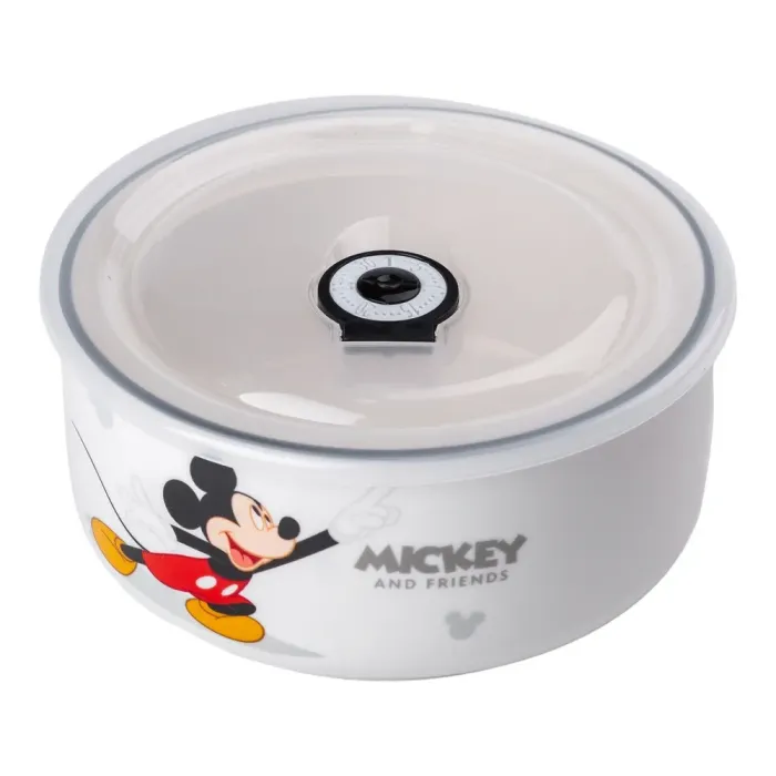 Міккі Маус керамічна дитяча глибока миска 850 мл з кришкою (HP-15-11) - зображення 3