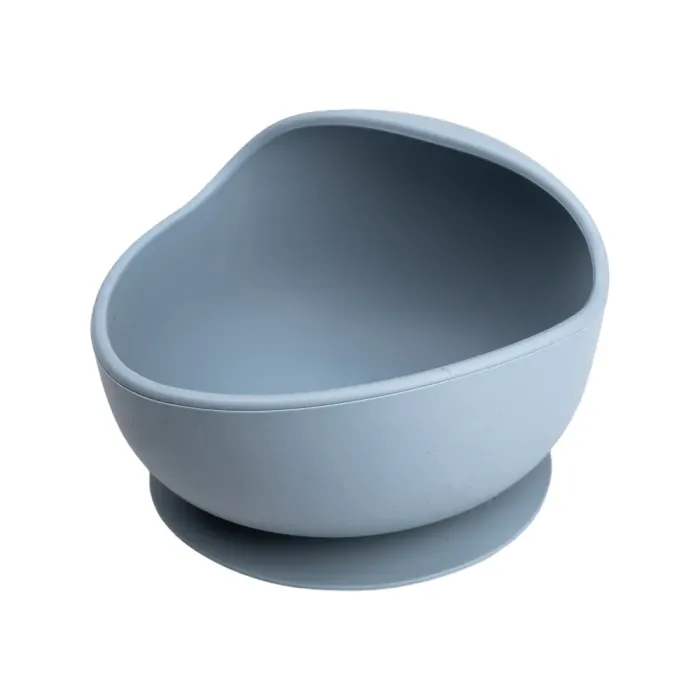 Дитячий набір силіконового посуду 7 предметів Синій HP34546BL (HP34546BL) - зображення 3