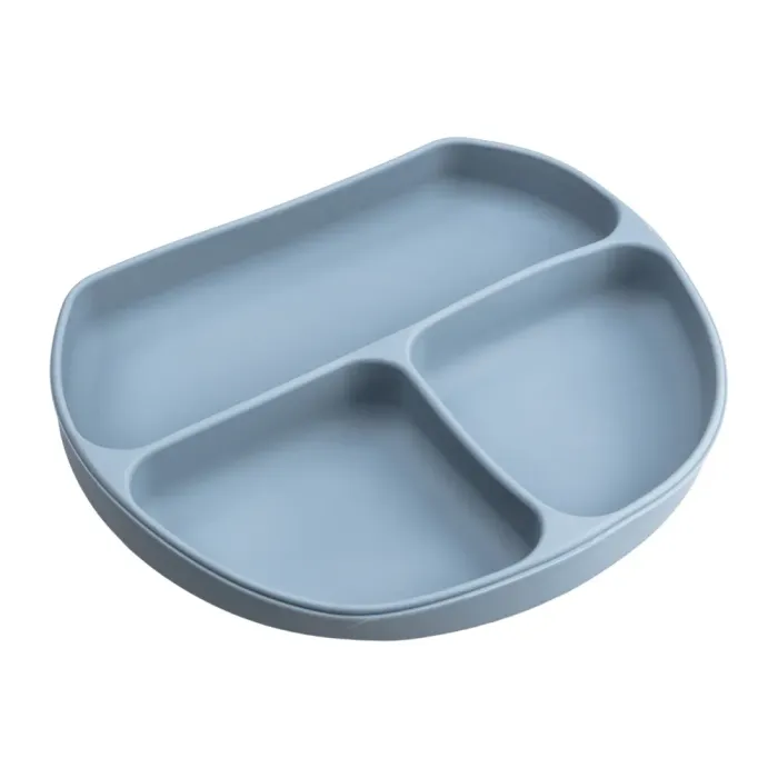 Дитячий набір силіконового посуду 7 предметів Синій HP34546BL (HP34546BL) - зображення 4