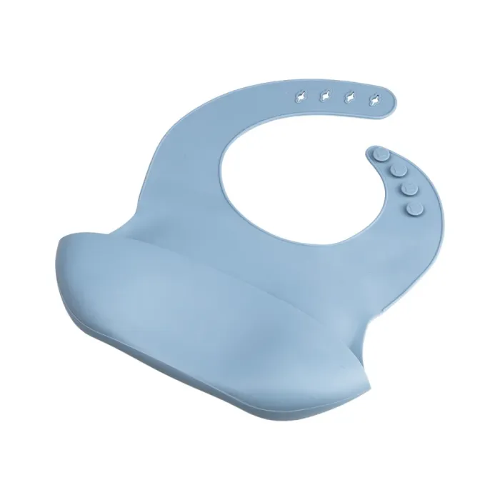 Дитячий набір силіконового посуду 7 предметів Синій HP34546BL (HP34546BL) - зображення 6