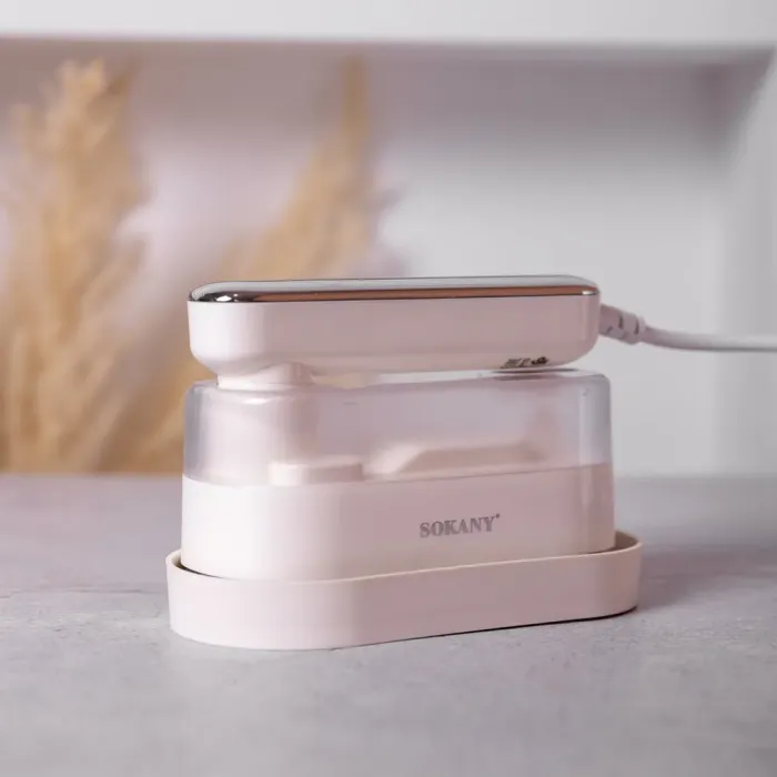 Дорожня праска з парогенератором Sokany 1200 Вт Білий SK-11045 (SK-11045) - зображення 1