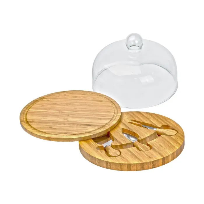 Доска для подачи сыра с ножами 25 с крышкой - изображение 6