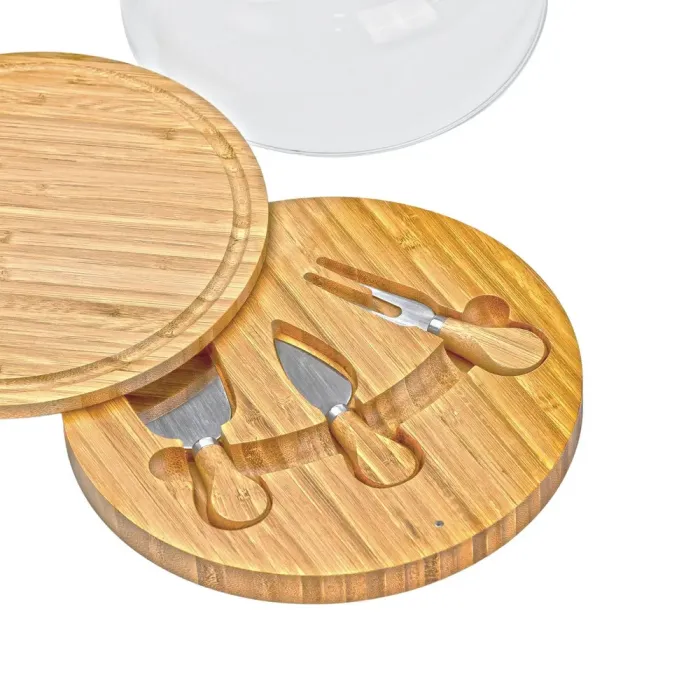 Доска для подачи сыра с ножами 25 с крышкой - изображение 8