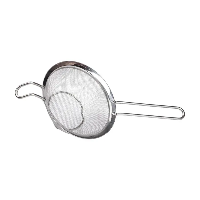 Дуршлаг-сито с ручкой 16 см мелкоячеистая сетка из нержавеющей стали (HP-19-1-16CM) - изображение 1