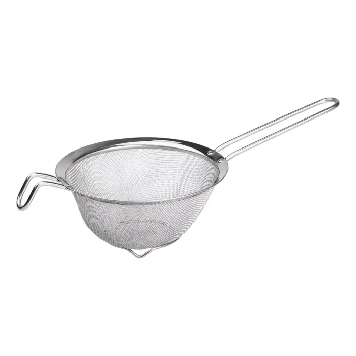 Дуршлаг-сито с ручкой 18 см мелкоячеистая сетка из нержавеющей стали (HP-19-1-18CM) - изображение 4