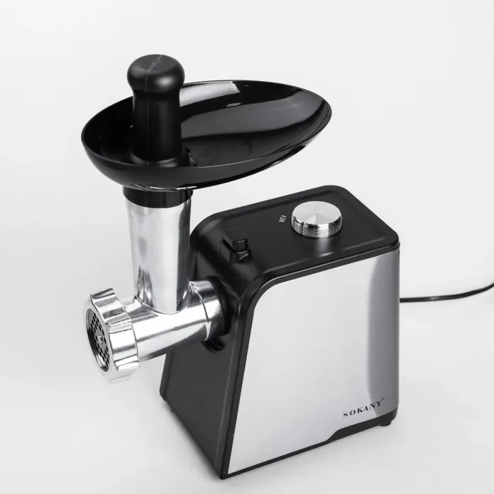 Мясорубка электрическая для фарша 1700 Вт электромясорубка Sokany (SK-087) - изображение 3