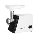 Електрична м'ясорубка для фаршу Sokany електром'ясорубка для дому потужна 2500 Вт з насадками Біла (SK-312)