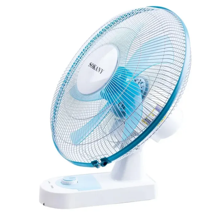 Вентилятор настенный 3-ступенчатая регулировка Компактный бытовой вентилятор 44 см Sokany (SK-19008) - изображение 2