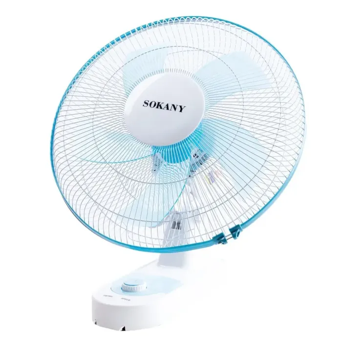 Вентилятор настенный 3-ступенчатая регулировка Компактный бытовой вентилятор 44 см Sokany (SK-19008) - изображение 3